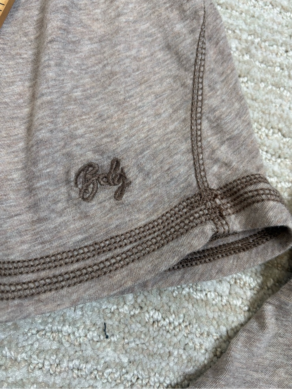 NWT BDG Brittney Long Sleeve Babydoll Henley Tee Womens Size Small Taupe Y2K - Picture 9 of 12